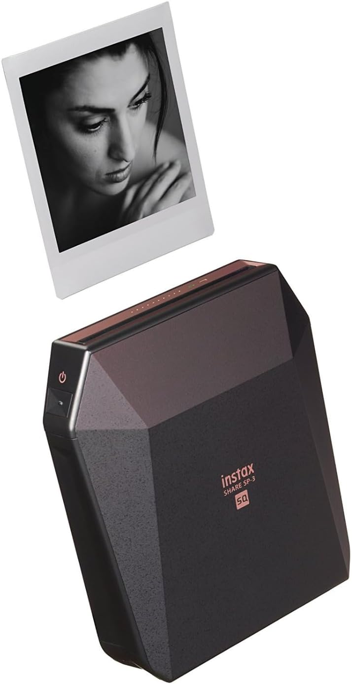 Instax Share SP3 Square Film Portable Printer Black by Instax