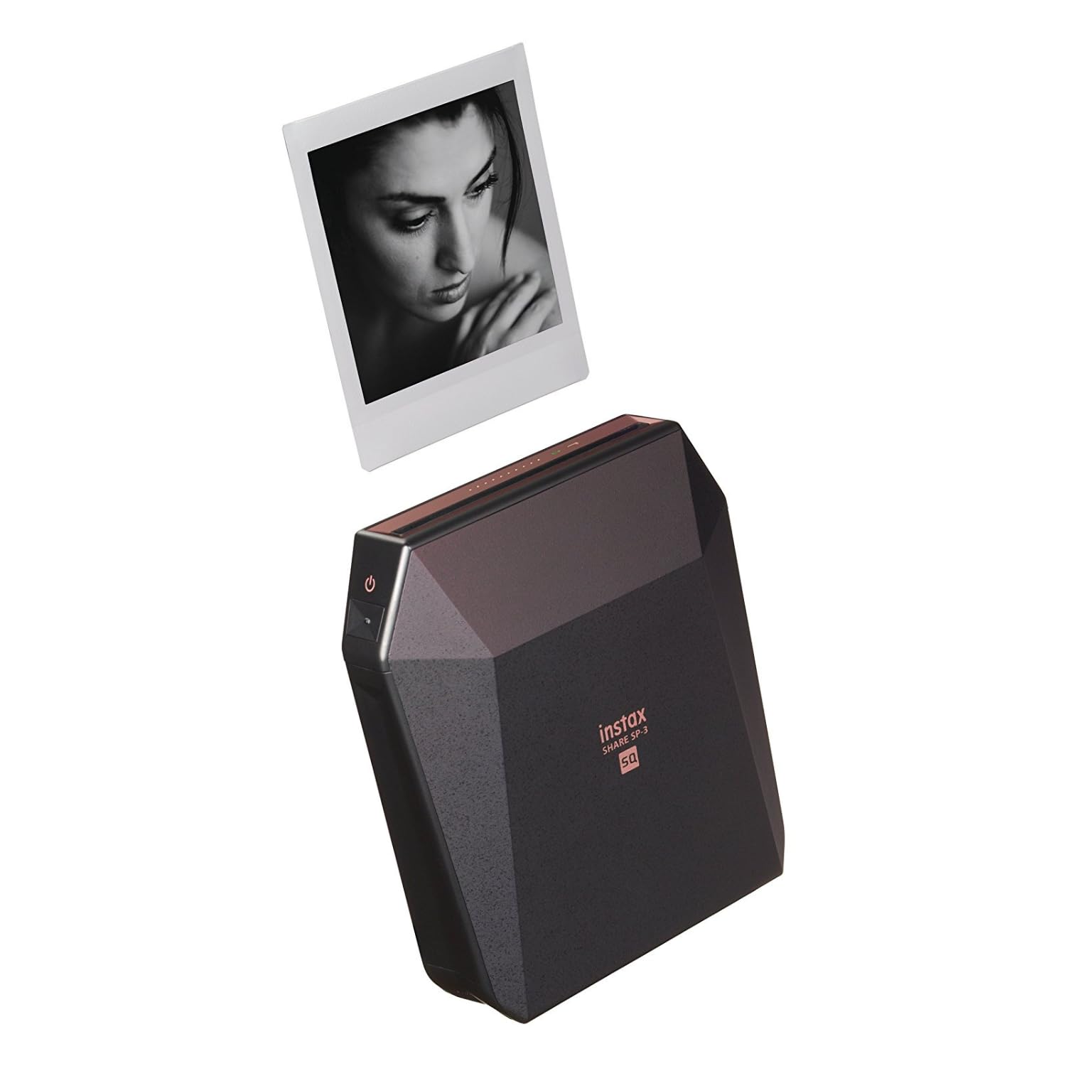 INSTAX SHARE SP3 SQUARE film format portable smartphone instant photo printer, Black