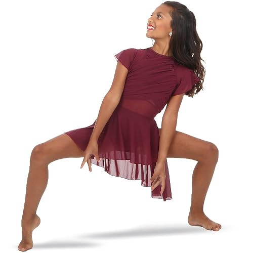 burgundy lyrical dress Amazon.com: Lyrical Dance Costume for Women Adult Modern Contemporary  Dancewear Dress Shiny Sequin Sleeveless Leotard Halter Backless Bodysuit  Sheer Flowy Mesh Tulle Long Wrap Skirt 2pcs Outfit Burgundy XS : Clothing,  Shoes
