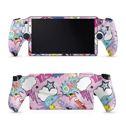 Glossy Glitter Gaming Skin Compatible with PS5 Portal Remote Player - OMG Yes -…