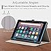 Ztotop Folio Case for Amazon flre HD 8 Tablet (8th/7th Generation,2018 and 2017 Release) - Smart 360 Degree Rotating Leather Cover Slim Folio Multi-Angle Viewing Stand Case with Auto Wake/Sleep, Black