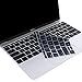 MOSISO Silicone Keyboard Cover Protective Skin Compatible with MacBook Pro 13 inch 2017 & 2016 Release A1708 Without Touch Bar, MacBook 12 inch A1534, Hollow Black
