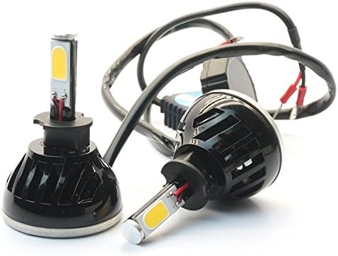 Aokland 2Pcs G5 H3 40W White Led Headlamp Bulb 6000K 360 Degree Auto Car Headlight - Replaces Halogen & HID Bulbs