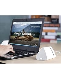 Agosto Bluetooth altavoz dual, Blanco