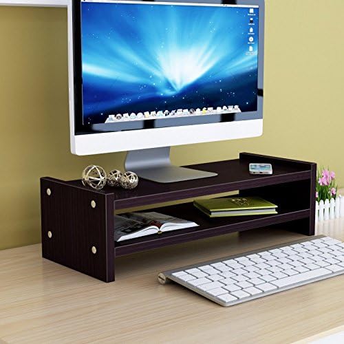 The higher the computer monitor mount office lcd rack mount shelf desk racks bedroom bulkhead bookshelves 502013.2cm,3