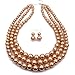 Winter.Z Multi-Storey Pearl Clavicle Chain Explosion Models Exaggeration Fashion Retro False Collar Necklace