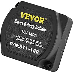 VEVOR Split Charge Relay Kit, 6mtr 12V, Automatic