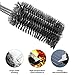 QSUBFPYK Scraper Grill Brush, 18 Inches Best BBQ Cleaning Brush - Stainless Steel 3-in-1 BBQ Cleaning Brush Provides Easy Cleaning, Full Stainless Steel Handle, Great BBQ Tool