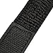 Bluecell 6pcs different Size Elastic Hook and Loop Reusable Fastening Wrap Strap with Plastic Buckle End