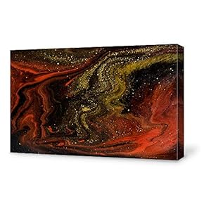 Canvas Wall Art Beautiful Stone Features Painting Artwork for Home Prints Framed - 12x18 inches