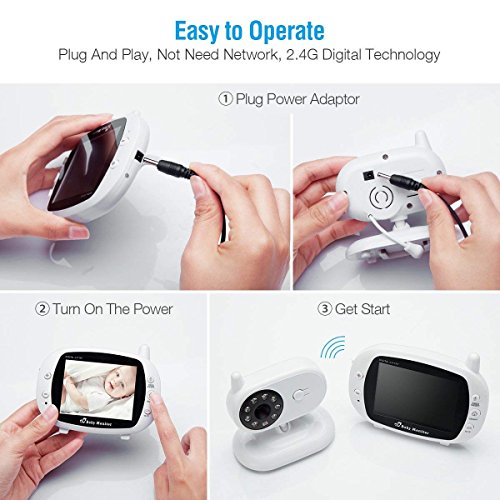 image for Video Baby Monitor with Camera Philont 2018 Latest Infant Surveillance