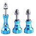 Smatree Aluminum Thumbscrew/Thumb Knob Compatible for Gopro Hero 13/12/11/10/9/8/7/6/ 5/ 4/3/3+/2/1, DJI OSMO Action Cameras (3PCS, 1 Long + 2 Short) -Blue