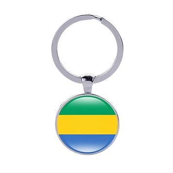Gabon Bandiera Portachiavi Zimbabwe Camerun Comore Kenya Liberia Libia Ruanda Madagascar Bandiere Portachiavi Gioielli Regalo Donna Amazon It Valigeria