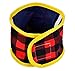 HTKJ Washable Male Dog Belly Band (Pack of 4) with Velcro Reusable Durable Dog Diapers Wrap for Small Medium Pet Dog (M)