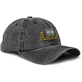 Custom Soft Baseball Cap Embroidered Dad Hat Argentina Argentinian Flag Embroidery Cotton