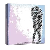 Canvas Wall Art Romantic Couple Canvas Prints Home Artwork Decoration for Living Room,Bedroom - 12x12 inches
