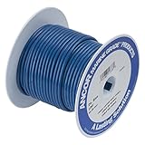 Ancor Marine Grade Primary Wire and Battery Cable (Dark Blue, 100 Feet, 12 AWG)