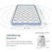 Etekcity Camping Air Mattress Twin and Queen Size Portable Inflatable Single High Airbed Blow up Guest Bed Tent Mattress with Rechargeable Pump, Height 9