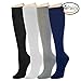4 Pairs Compression Socks For Women and Men -- Best Medical, Nursing, Athletic, Edema, Diabetic,Varicose Veins , Maternity, Travel, Flight Socks - Running, Fitness -15-20mmHg.