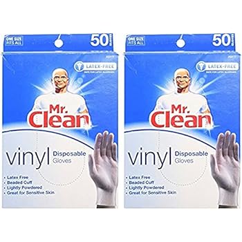 Amazon.com: MR. CLEAN Latex Free VINYL Disposable Cleaning