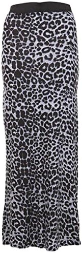 Women Ladies Jersey Long Printed Maxi Gypsy Stretchy Skirt Plus Size