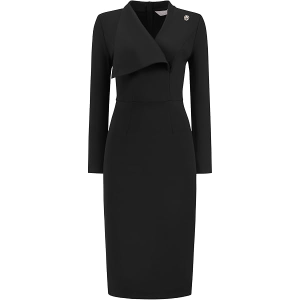 Amazon.com: Hobemty Women's Funeral Wear to Work Dress Long Sleeve 2025  Pencil Dress for Women Small Black : Clothing, Shoes & Jewelry