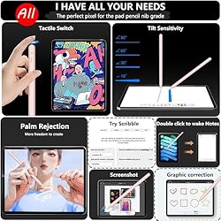 Pencil 2nd Generation for iPad, Pen for iPad with