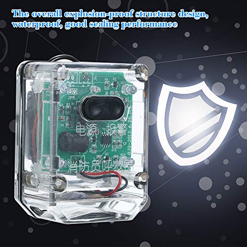 OWSOO 100dB Loud Alarm Professional Safety Rescue Alarm 1500M Visible LED Light Shock-Proof Waterproof Explosion-Proof for Fire Rescue Collapse Explosion Rescue Fireman Equipment, Rechargeable - Thumbnail 4