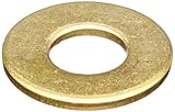 Brass Flat Washer, Plain Finish, 5/16