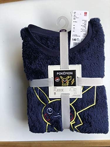 Amazon Co Jp ユニクロ ポケモン フリース セット パジャマ 新品 140 ピカチュウ 紺 ホビー