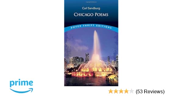 Chicago Poems Unabridged Dover Thrift Editions Carl