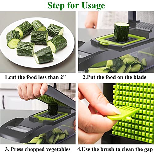 Onion Chopper Mutilfunctional Vegetable Chopper Dicer Slicer Cutter