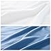 TillYou 2 Pack Fitted Crib Sheet-100% Woven Cotton Flannel(Breathable and Soft), Fit Standard Crib Mattress--White & Blue