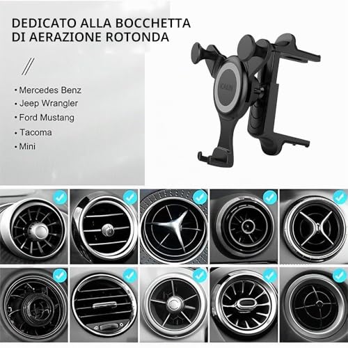 ICAILIN Car Phone Holder for 360°Rotation Car Phone Holder for Smart 453,Forfour Fortwo Accessories,Mercedes Benz A/B/C/E/S,Mini Cooper
