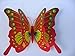 JSKey 20pcs Colorful Magnet or Pin Fridge Simulation Dream Butterfly (10+7.5cm Shedding)