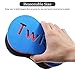 HALLO Magic Hair Brush Sponge for Men Twist Wave Barber Tool For Dreads Afro Locs Twist Curl Coil Black (1 Pack)