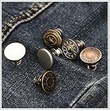 Lohas Select 12 Pcs Jeans Buttons Adjustable No Sew Instant Waist Tightener view 4
