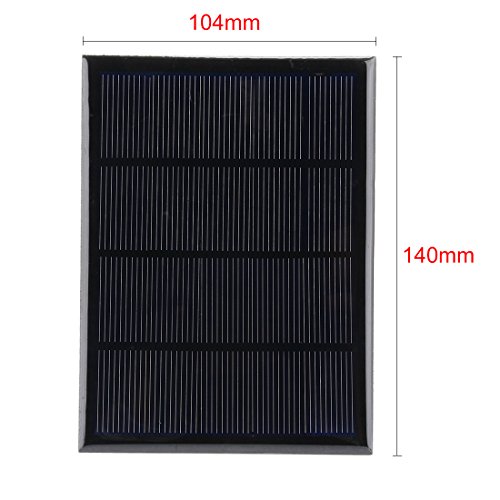image for uxcell 5Pcs 5V 300mA Poly Mini Solar Cell Panel Module DIY for Phone L