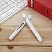 Kimilar 2 Pieces Nurse Penlight LED Medical Pen Light with Pupil Gauge for Nurses Students Doctors Stethoscope Healthcare with 4 Pieces Durable AAA Batteries, White Light