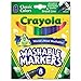 Crayola Broad Point Washable Markers, 8 Markers, Classic Colors Pack of 6