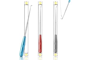 BLAAROOM Quick Fish Hook Remover Tool 3 Set Fishhook Easy Removal Detacher for Fishing Accessories Stainless Steel Fish Hook Disconnect Extractor Device Gadgets Kit