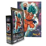 ensky Dragon Ball Resurrection of F Goku God Form Art Crystal Jigsaw Puzzle (126 Piece)