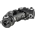 Double 3/4 "DD x 3/4 "DD U Joint Universal Steering U Joint Shaft Coupler Max Angle 70 Degree Black