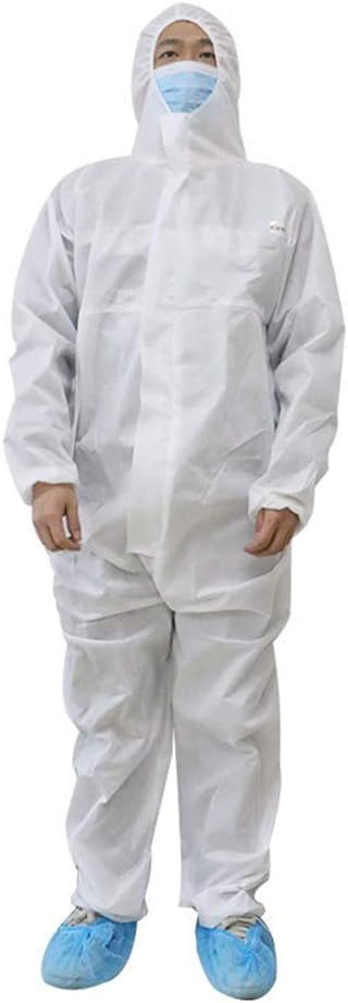 Bowanadacles Disposable Protective Clothes Overall Coveralls Workshop Safety Suit Labour Nonwovens Protection Clothing