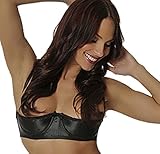 Empire Intimates Satin Shelf Bra w Open Quarter Cups Show Nipples - D Cup 4116D