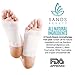 Aromatherapy Foot Pads - (30 Pads) Healthy Feet, Relaxation and Pain Relief Pad, Natural Bamboo with Skin Safe Adhesive Patch