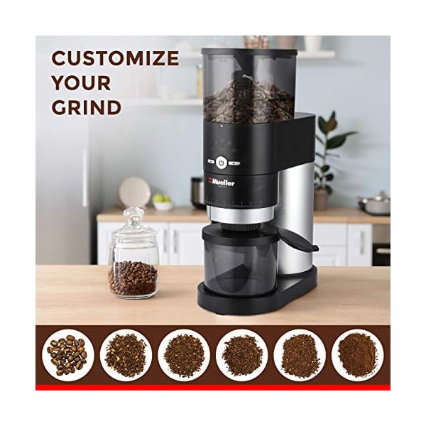 Mueller UltraGrind Conical Burr Grinder Professional Series