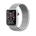 Vati  Watch Sport Loop Band, Hook and Loop Fastener Adjustable Closure Wrist Strap Lightweight Breathable Nylon Replacement Band for Apple Watch Nike+, Series 3/2/1, Sport, Edition (38MM, Seashell)