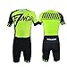 EMONDER Men's Triathlon Short Sleeve Tri Suit Breathable Quick Dry Team Skinsuit Bike Swim Run