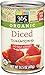 365 Everyday Value, Organic Diced Tomatoes, No Salt Added, 14.5 oz